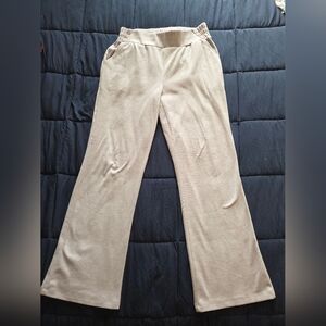 RBX Light Purple Ribbed Wide-Leg Lounge Pants